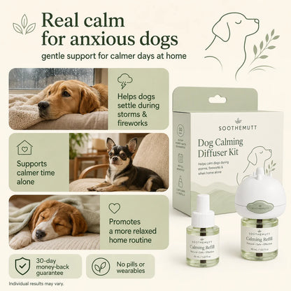 SootheMutt Calming Diffuser — Plug-In Anxiety Relief for Dogs