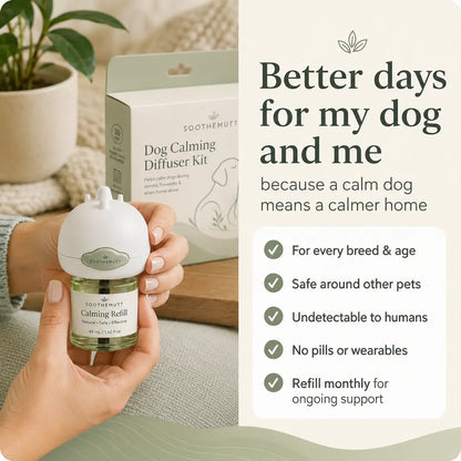 SootheMutt Calming Diffuser — Plug-In Anxiety Relief for Dogs