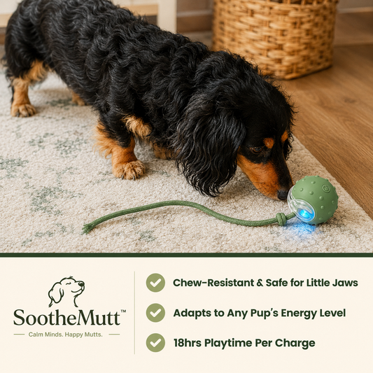 SootheMutt Motion Ball — Interactive Moving Dog Toy